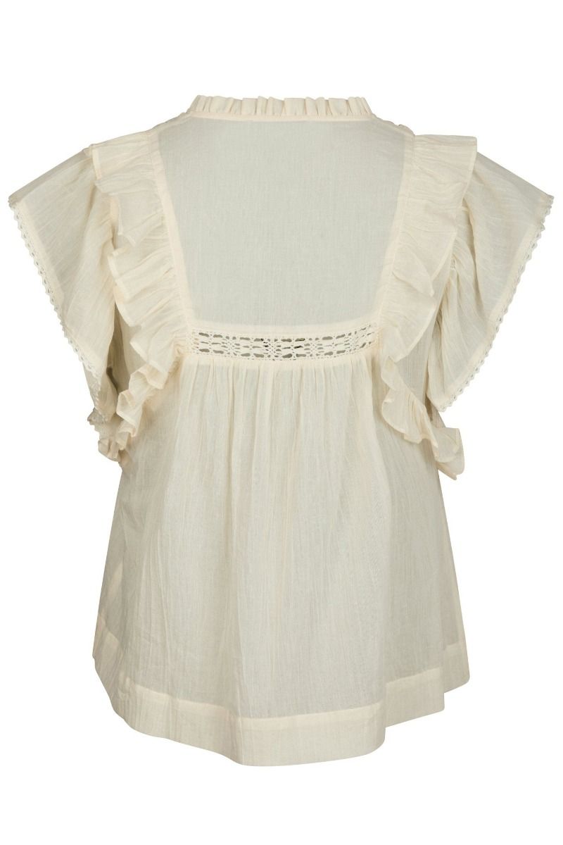 Neo Noir - Top - Jayla S Voile Top - Light Yellow