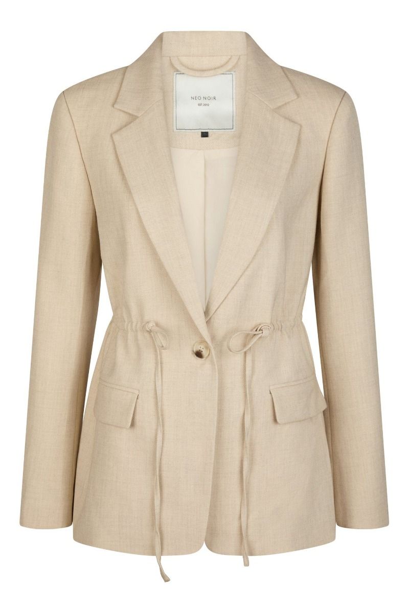 Neo Noir - Blazer - Jemmie Melange Blazer - Beige Melange