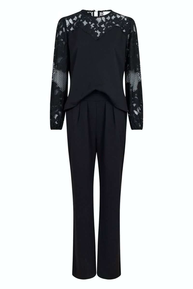 Neo Noir - Jumpsuit - Antonia Crepe Jumpsuit - Black