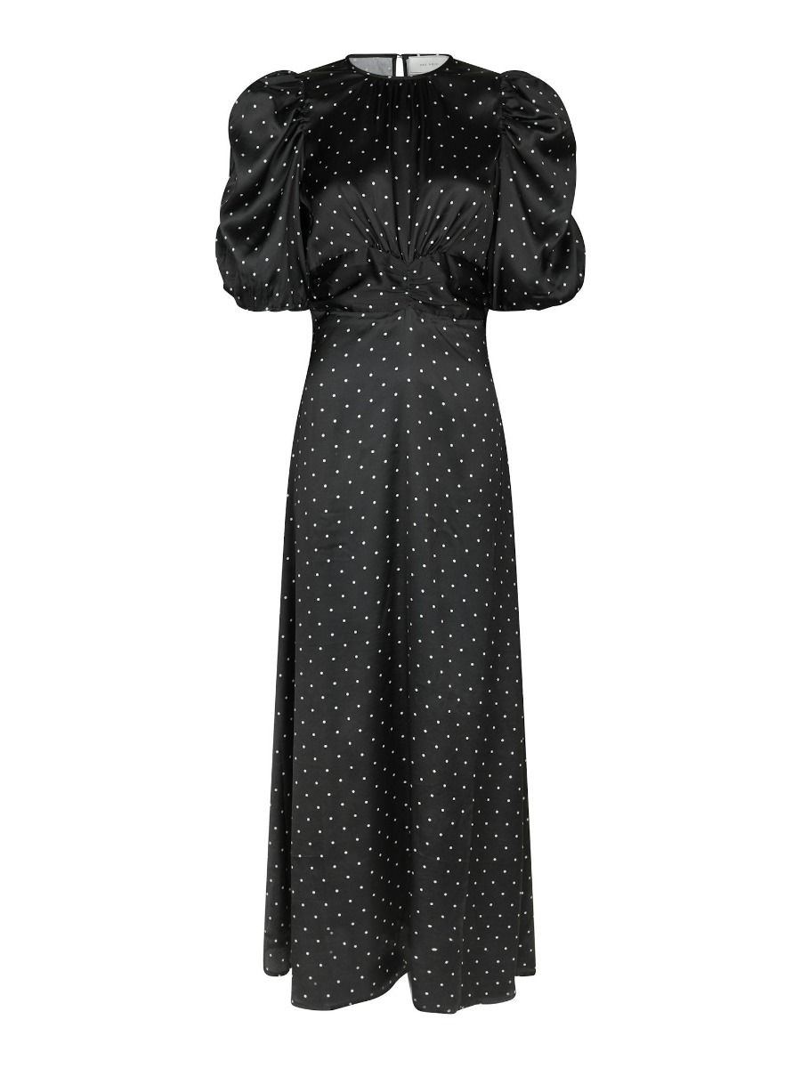 Neo Noir - Kjole - Kikka Dot Dress - Black