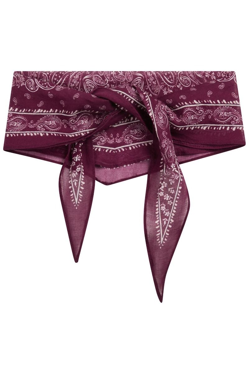 Neo Noir - Tørklæde - Kinessa Paisley Scarf - Bordeaux