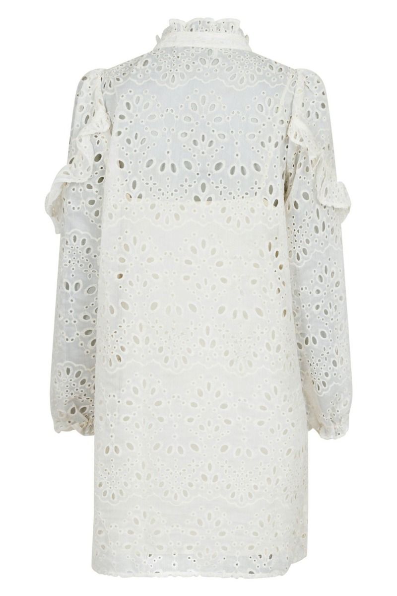 Neo Noir - Kjole - Abby Embroidery Dress - Ivory