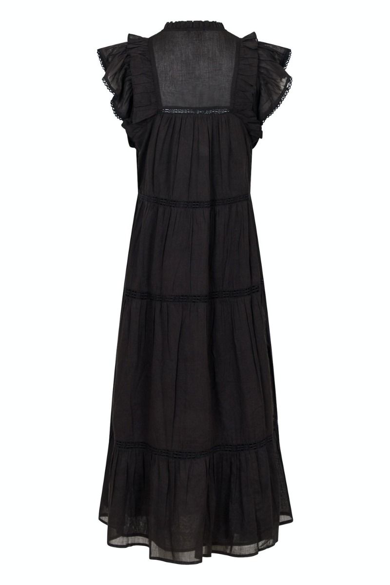 Neo Noir - Kjole - Ankita S Voile Dress - Black