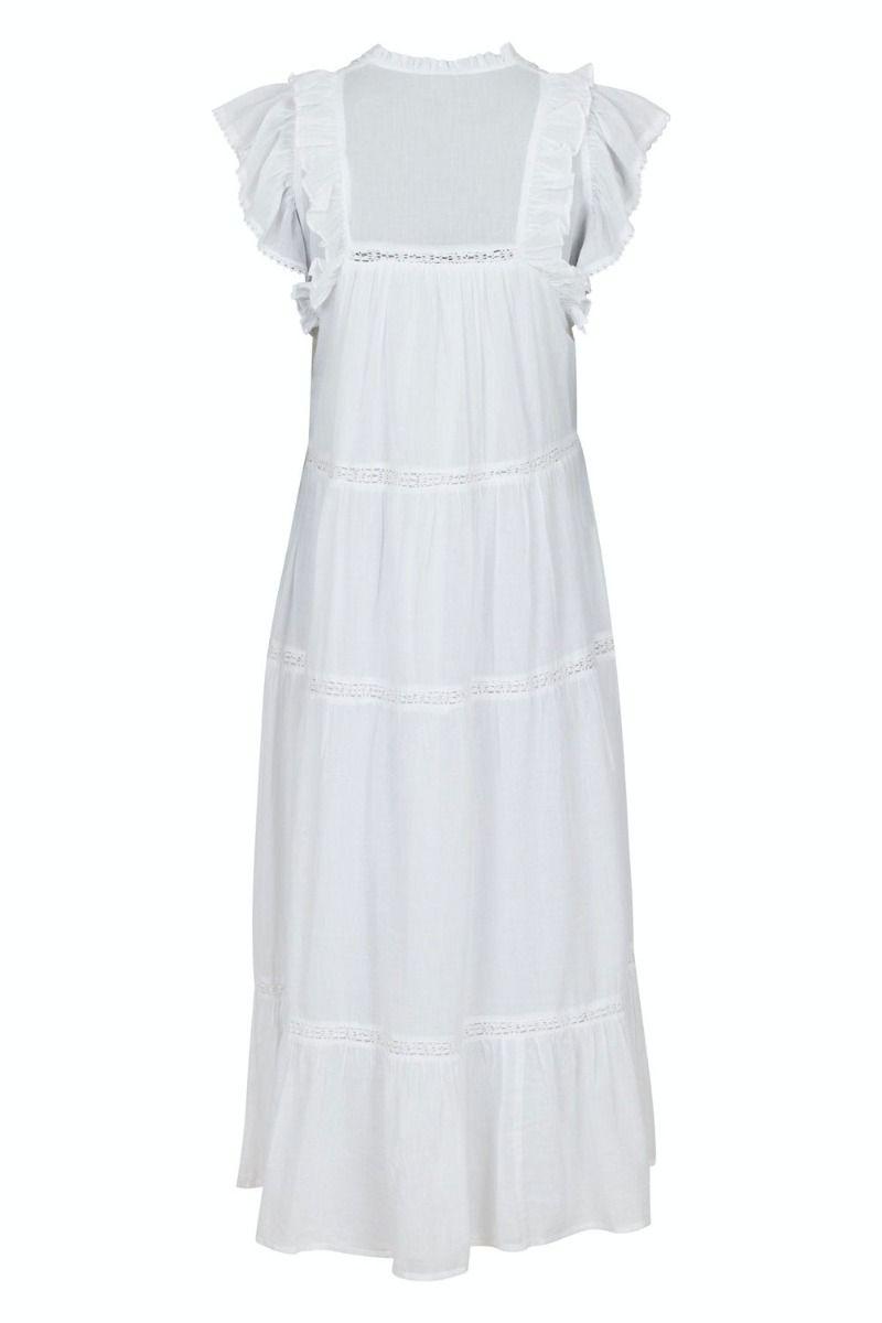 Neo Noir - Kjole - Ankita S Voile Dress - White