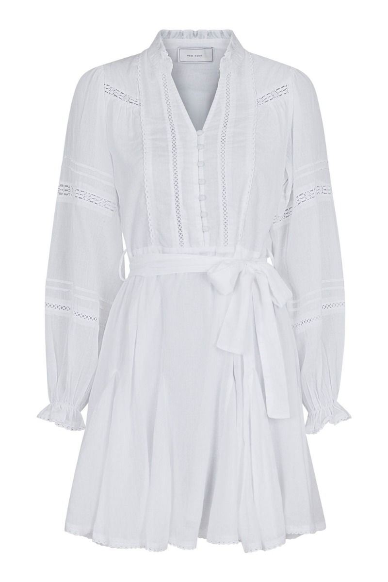 Neo Noir - Kjole - Birgitte S Voile Dress - White