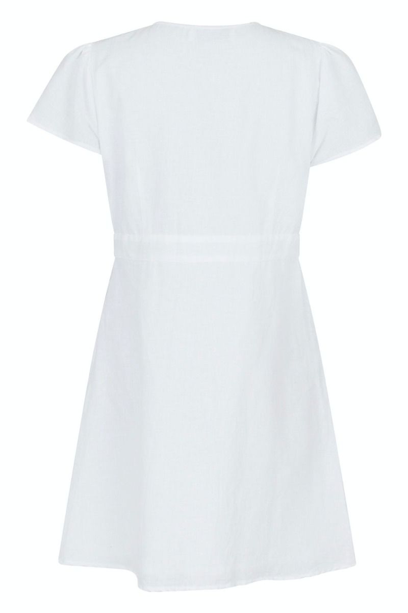 Neo Noir - Kjole - Diara Linen Dress - White