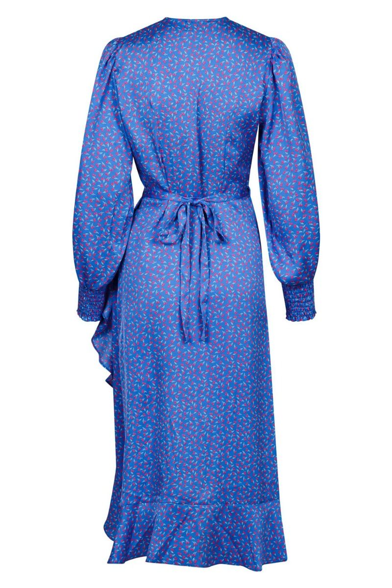 Neo Noir - Kjole - Eva Happy Cherry Dress - Blue