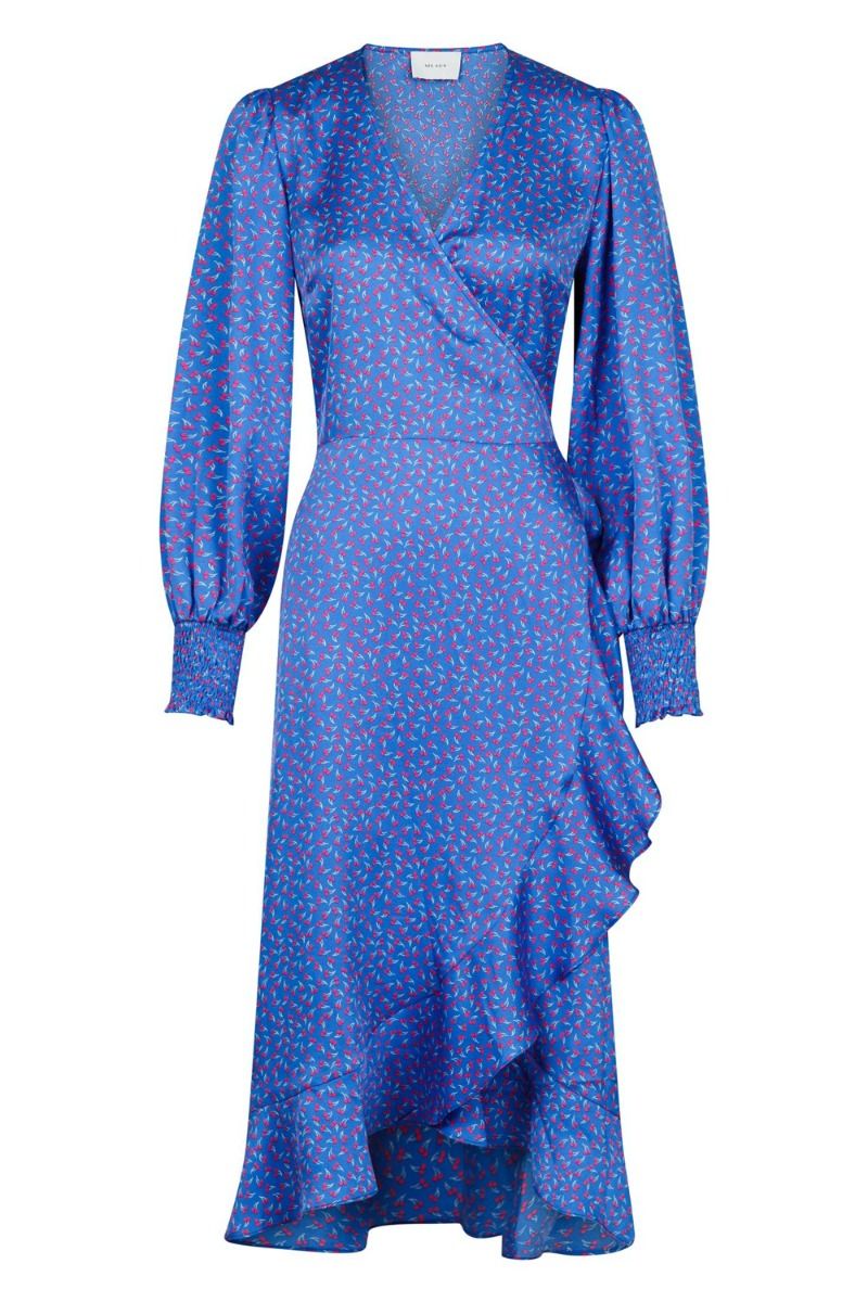 Neo Noir - Kjole - Eva Happy Cherry Dress - Blue