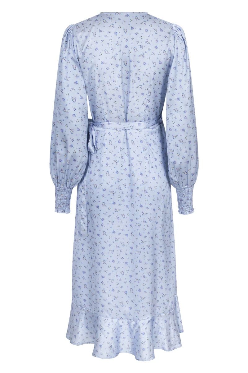 Neo Noir - Kjole - Eva Precious Rose Dress - Light Blue 