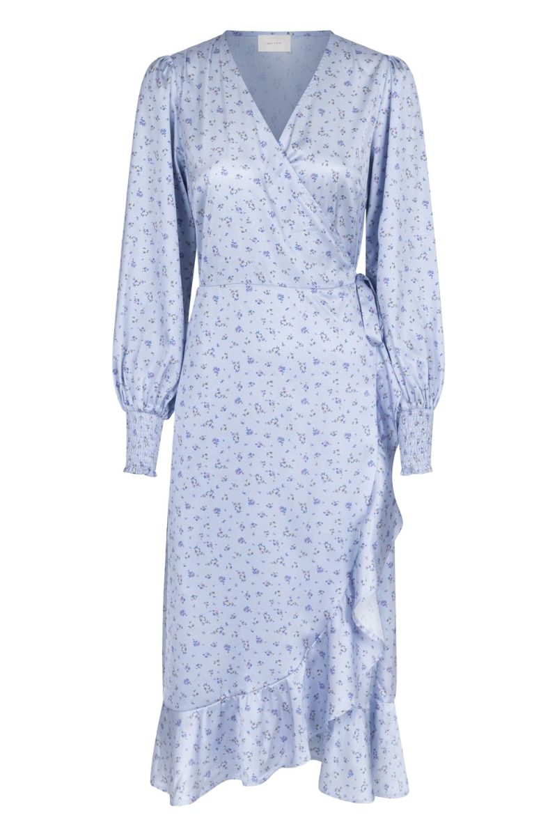 Neo Noir - Kjole - Eva Precious Rose Dress - Light Blue 