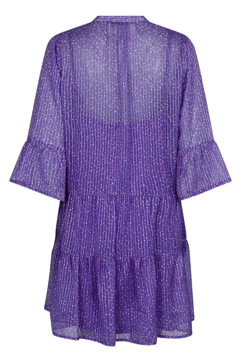 Neo Noir - Kjole - Gunvor Sparkle Dress - Purple 
