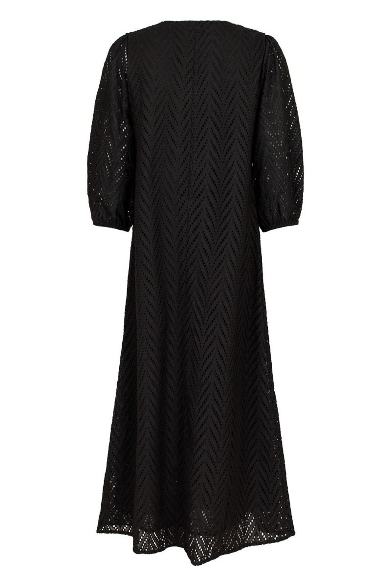 Neo Noir - Kjole - Halfina Wave Dress - Black