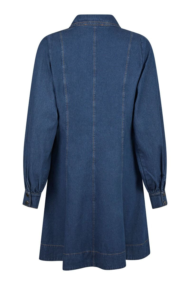 Neo Noir - Kjole - Hanne Denim Dress - Dark Blue