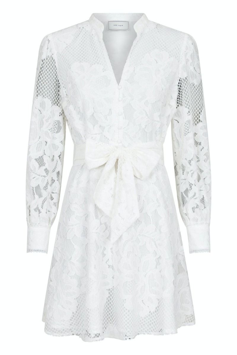 Neo Noir - Kjole - Heidi Lace Dress - White