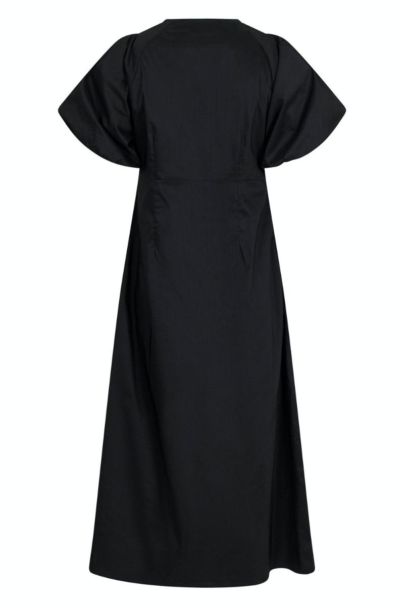Neo Noir - Kjole - Illana Poplin Dress - Black