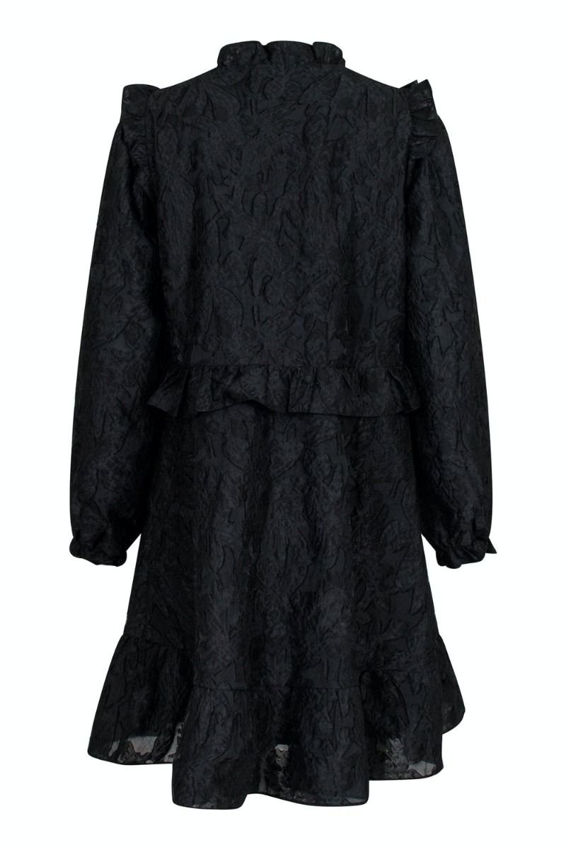 Neo Noir - Kjole - Zinka Flower Dress - Black