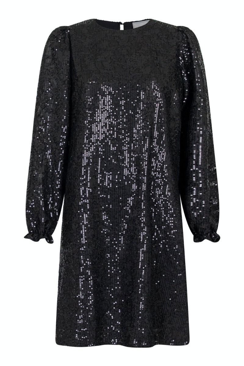 Neo Noir - Kjole - Isobel Sequins Dress - Black