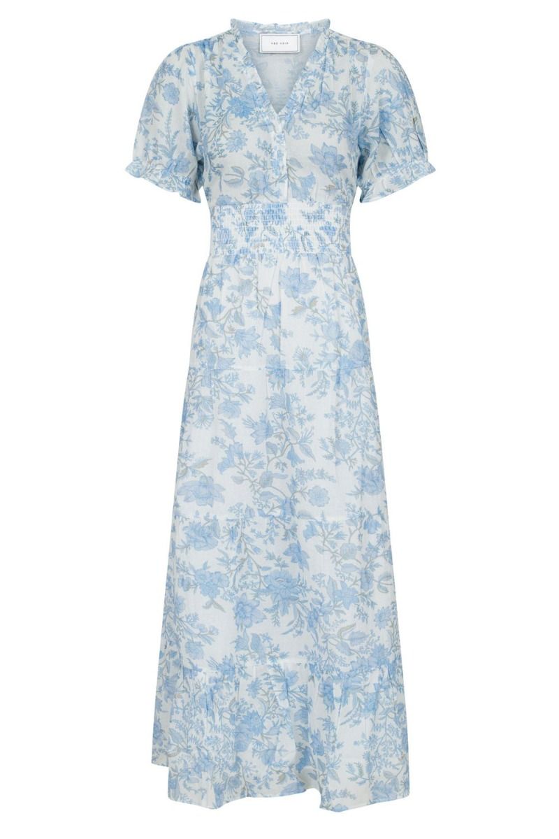 Neo Noir - Kanza Rose Field Dress - Light Blue