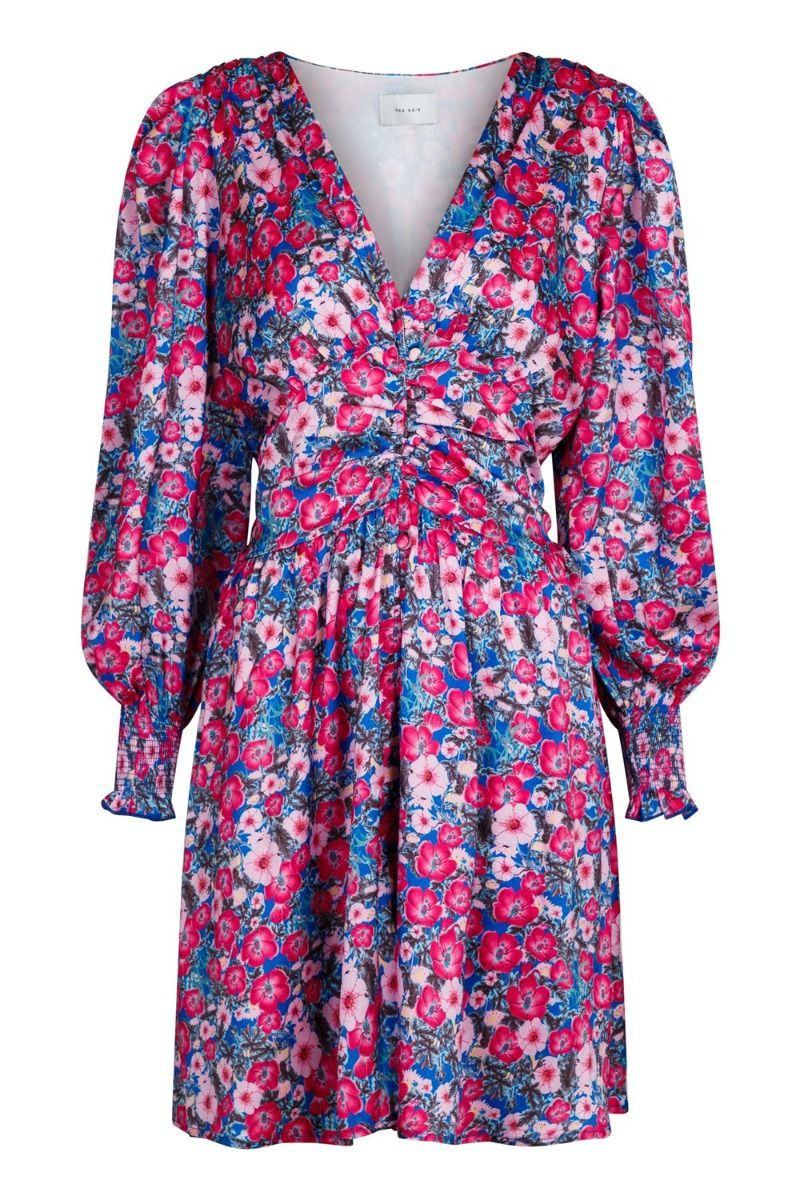 Neo Noir - Kjole - Lecia Fall Flower Dress - Pink