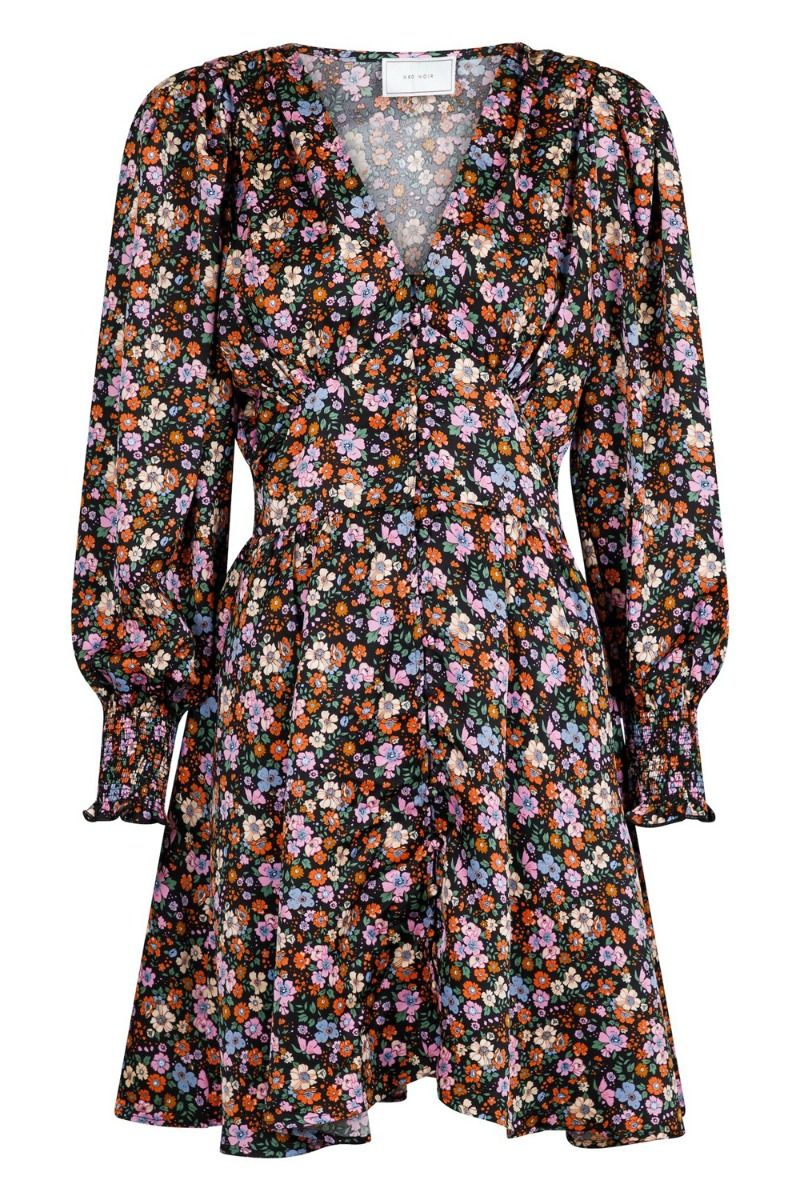 Neo Noir - Kjole - Lecia Retro Dress - Black