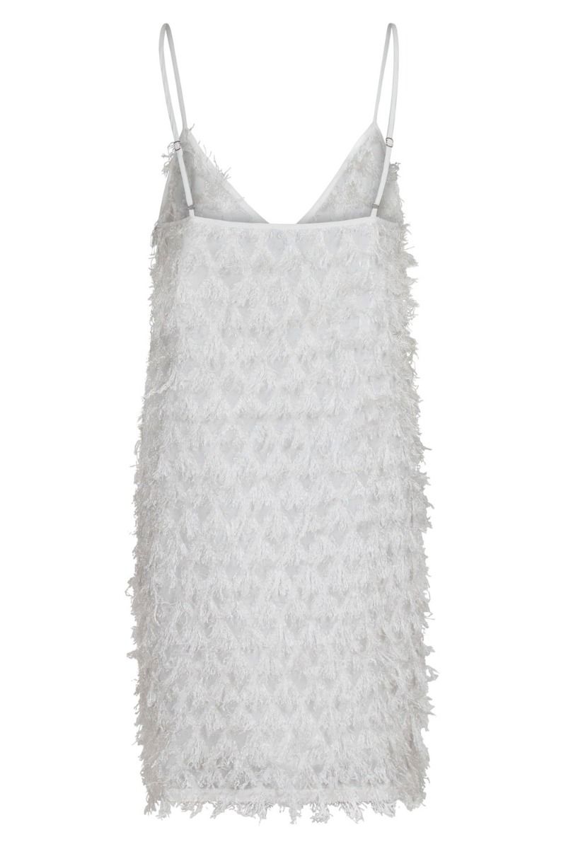 Neo Noir - Kjole - Lilja Fringe Dress - Off White