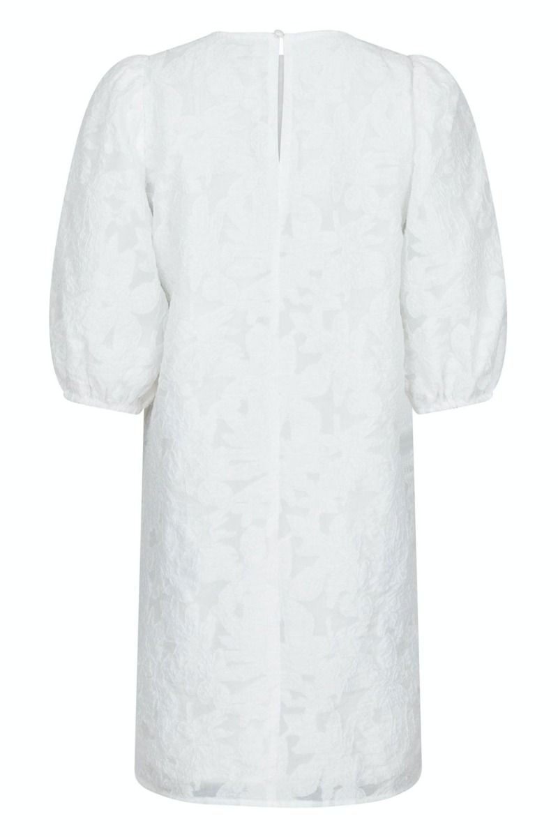 Neo Noir - Kjole - Limba Brocade Dress - White