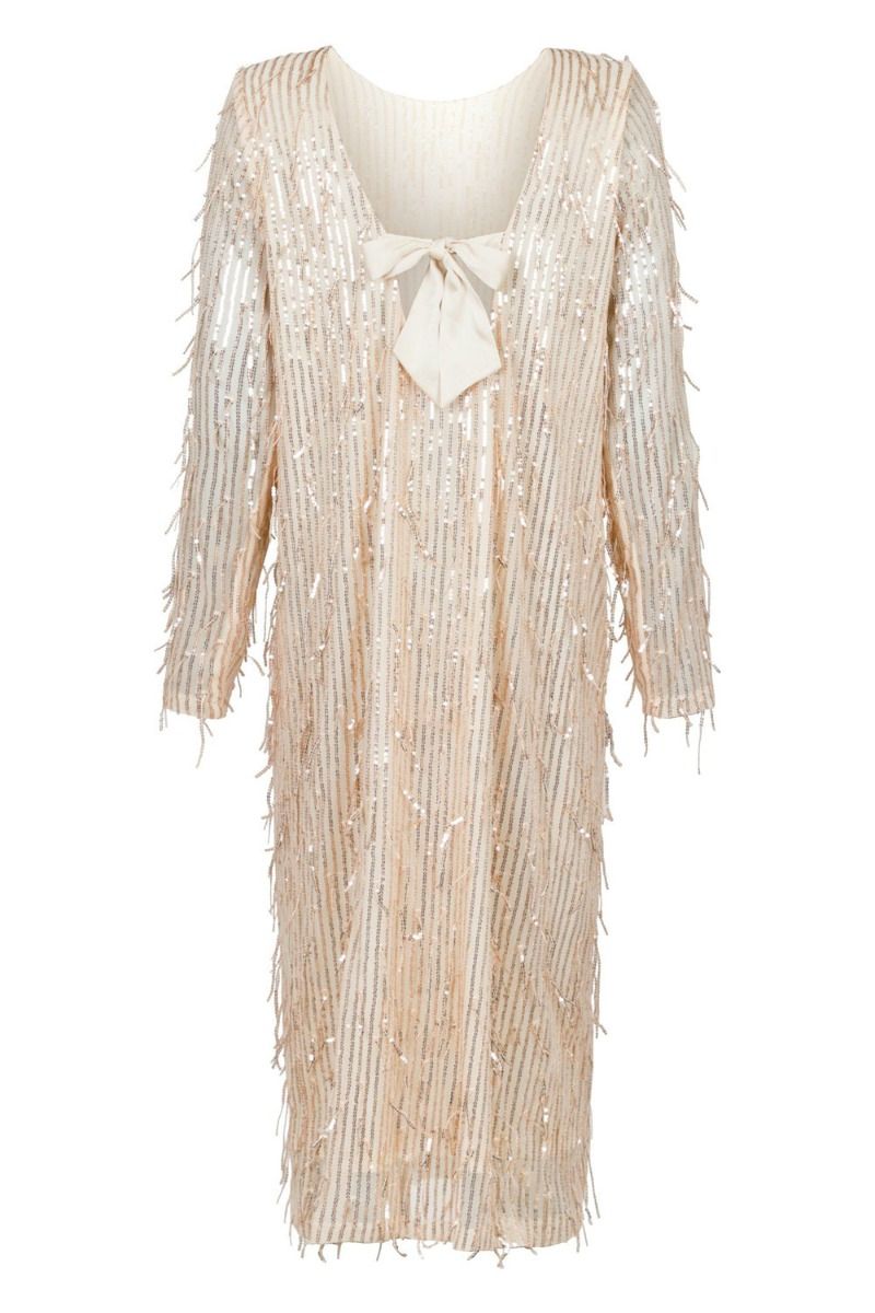 Neo Noir - Kjole - Maline Sequins Dress - Rose Gold