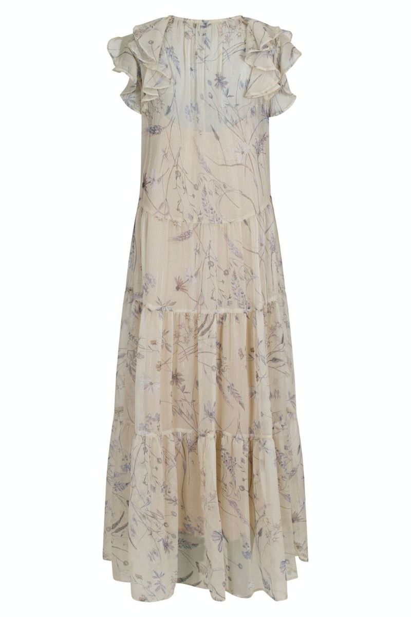Neo Noir - Kjole - Messina Harvest Bloom Dress - Light Yellow