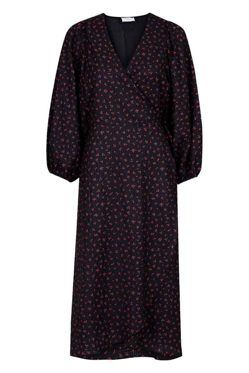 Neo Noir - Kjole - Michaela Pop Cherry Dress - Black