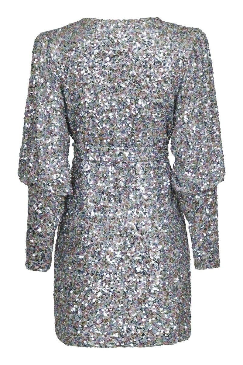 Neo Noir - Kjole - Millie Sequins Dress - Silver