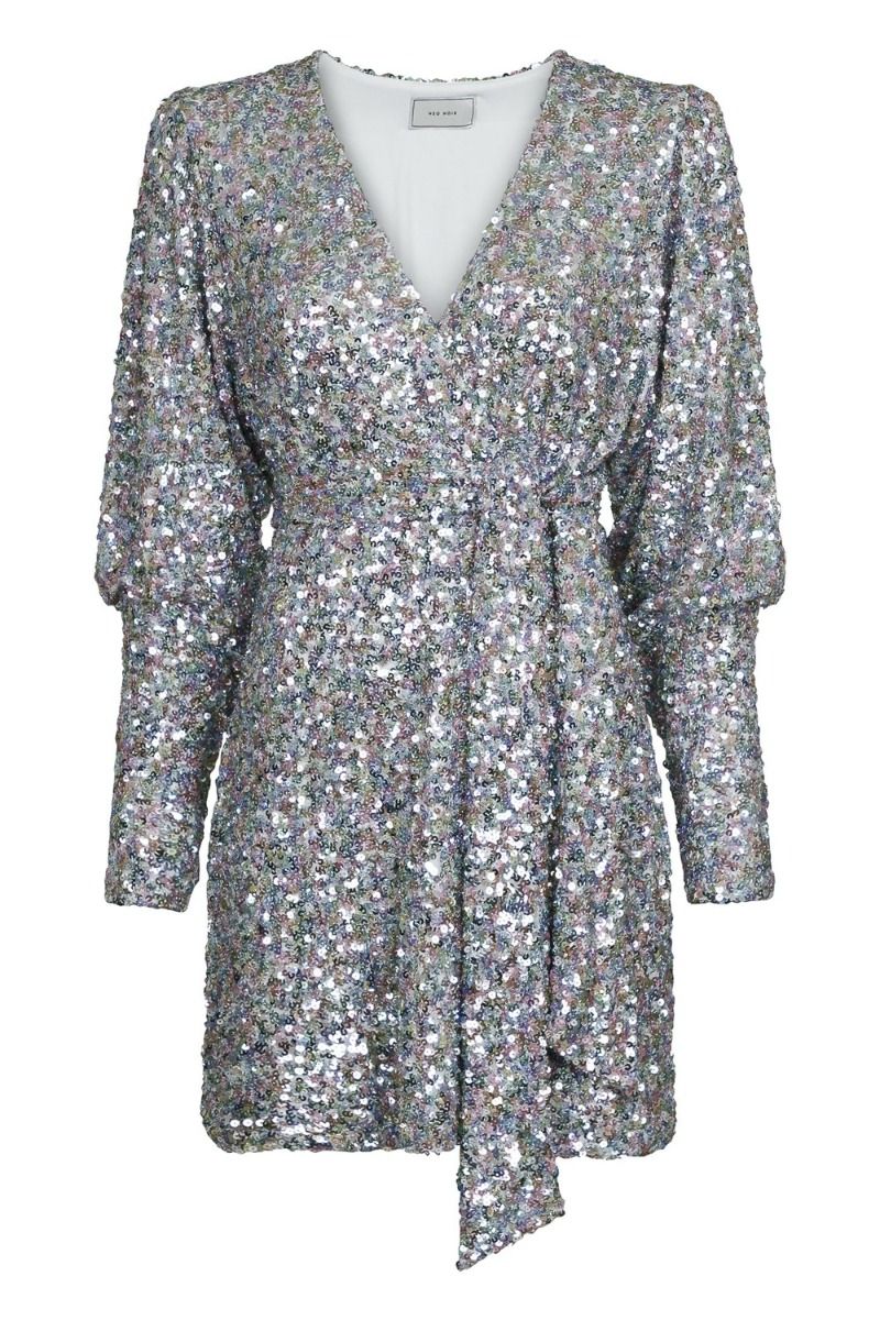 Neo Noir - Kjole - Millie Sequins Dress - Silver