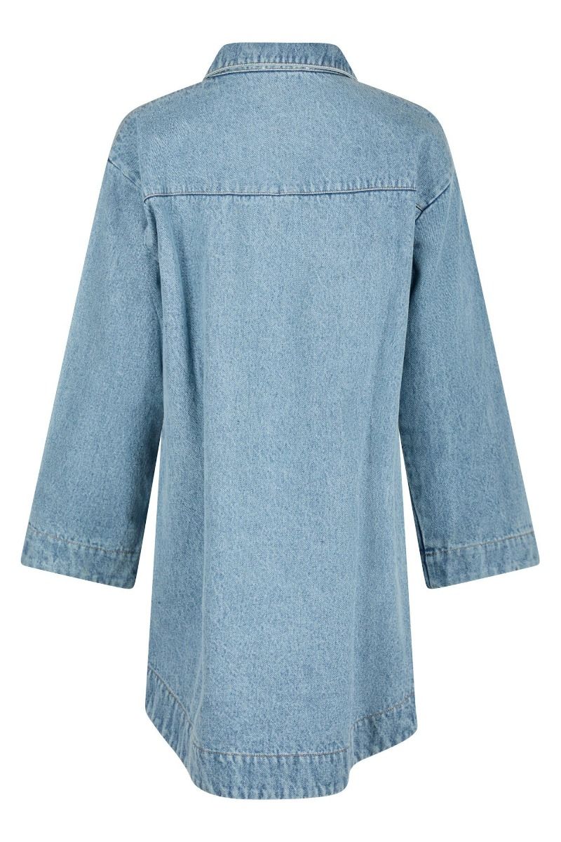 Neo Noir - Kjole - Paras Denim Dress - Smoke Blue