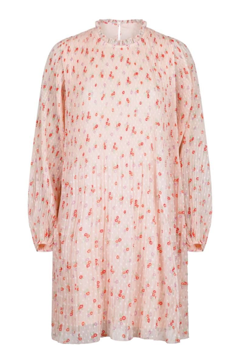 Neo Noir - Kjole - Petra Dobby Flower Dress - Powder