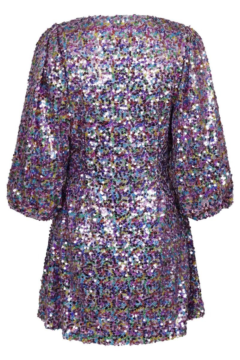 Neo Noir - Kjole - Sloane Confetti Sequins Dress - Multi
