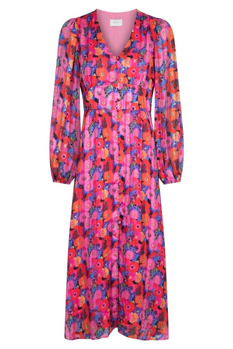 Neo Noir - Kjole - Timma Magical Flower Dress - Pink