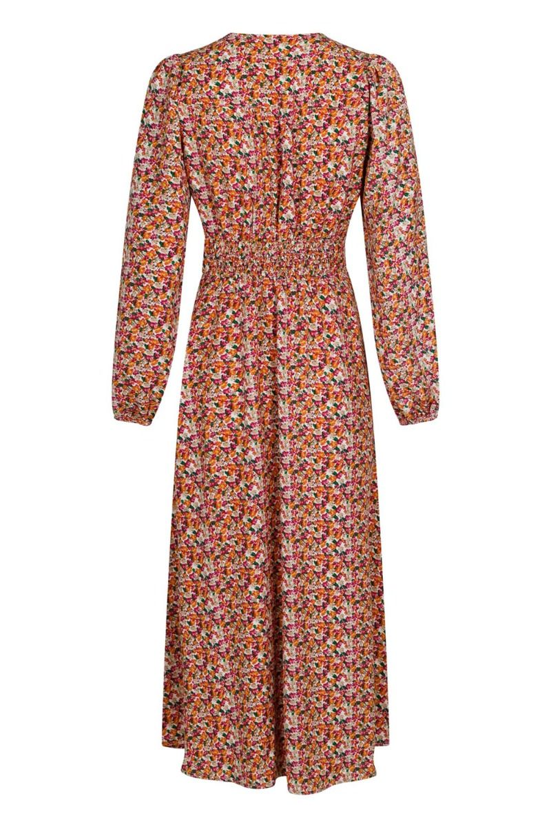 Neo Noir - Kjole - Timma Warm Floral Dress - Pink