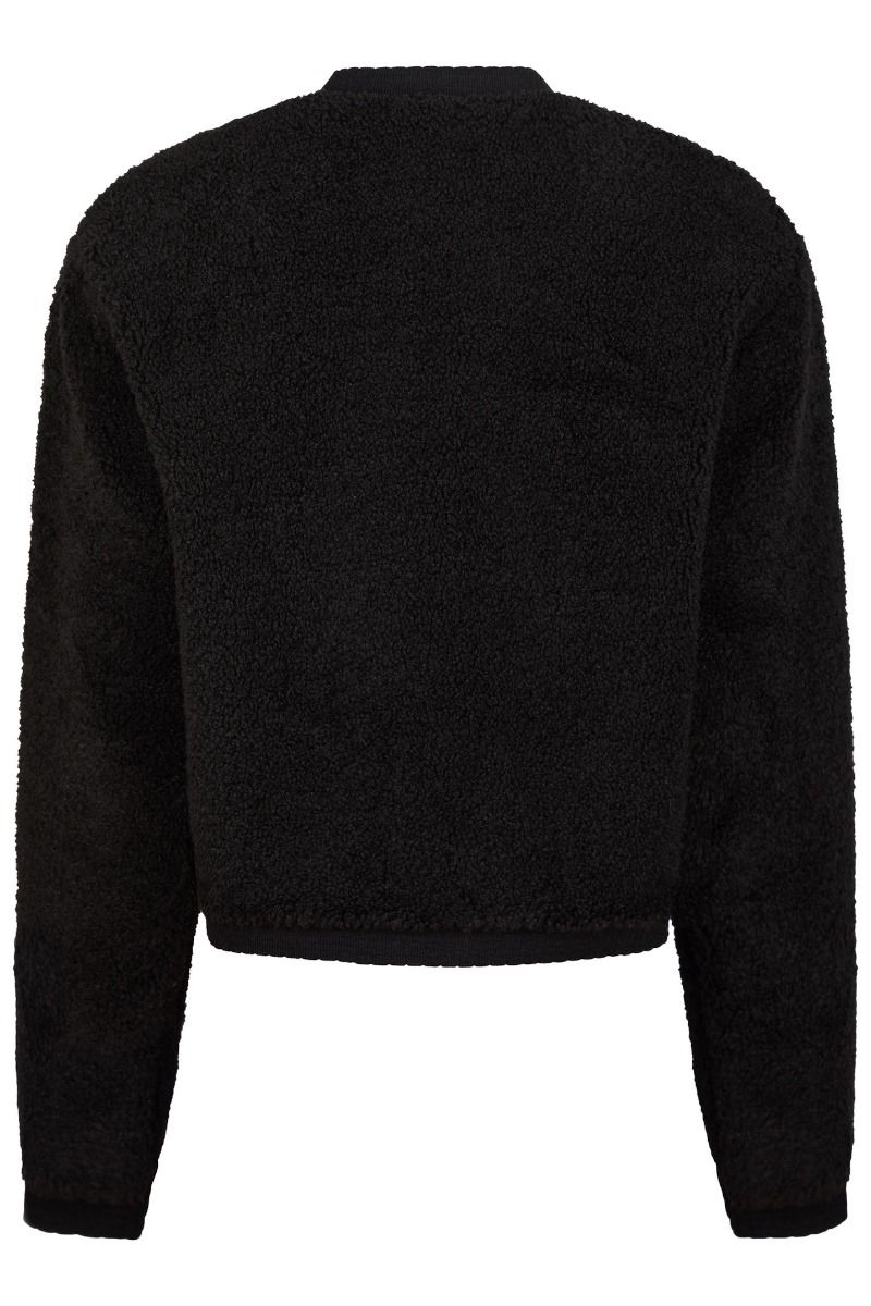 Neo Noir - Cardigan - Limo Fluffy Knit Cardigan - Black