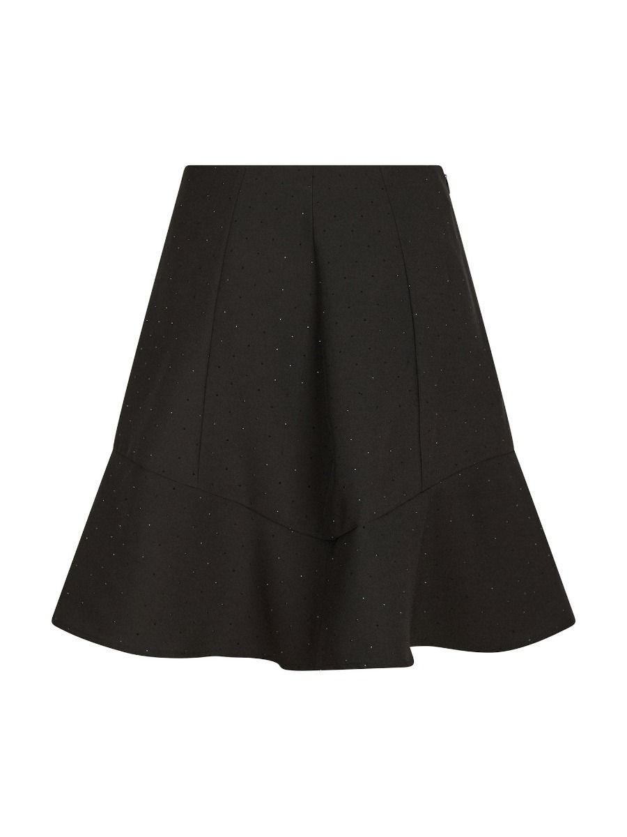 Neo Noir - Nederdel - Loui Bedazzled Skirt - Black