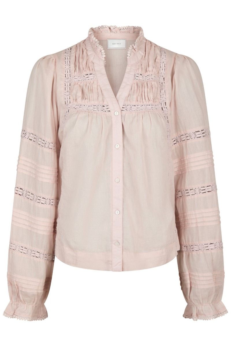Neo Noir - Bluse - Lyla S Voile Blouse - Dusty rose