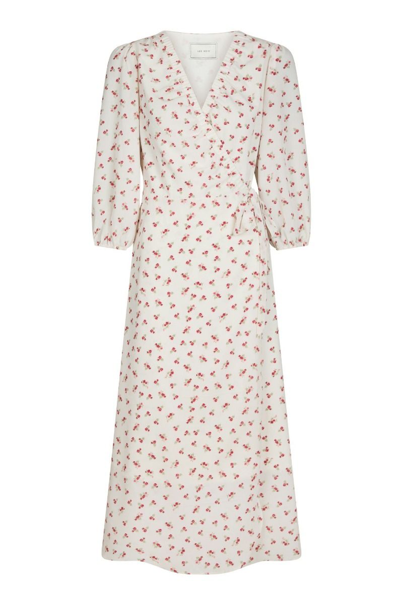 Neo Noir - Kjole - Malinga Simple Flower Dress - Red