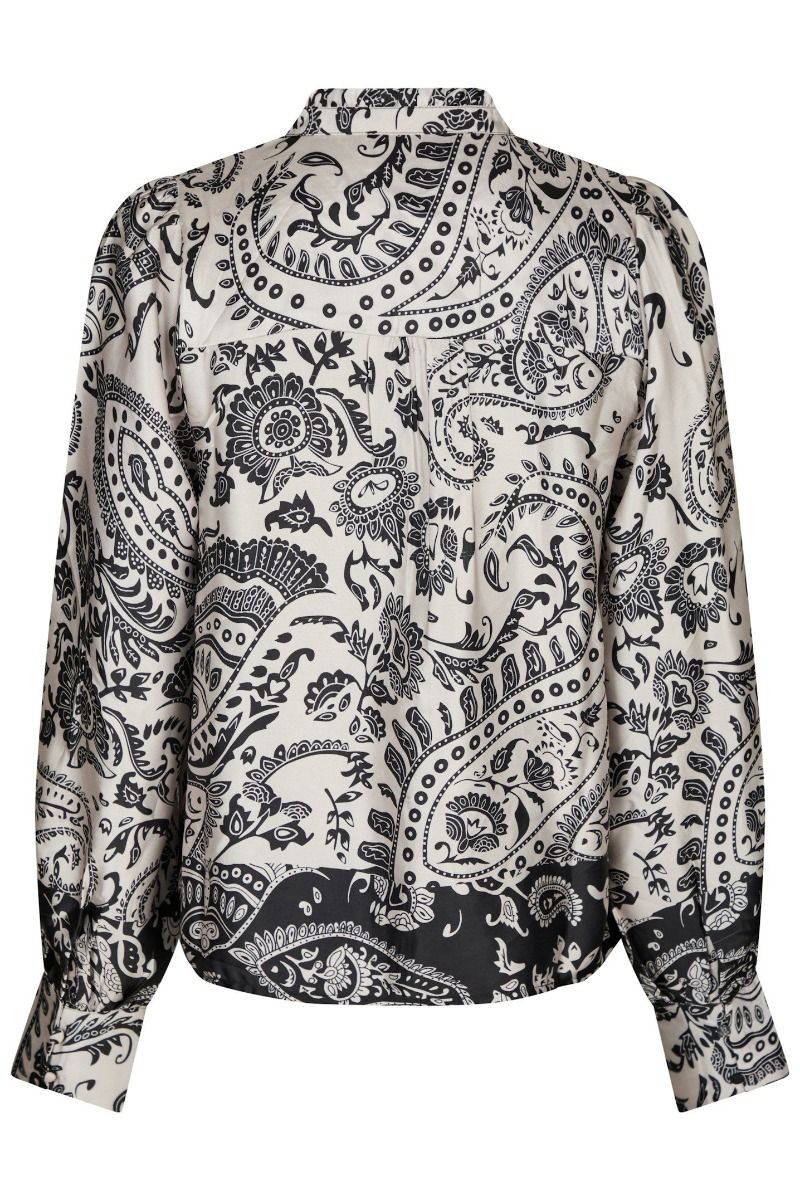 Neo Noir - Bluse - Massima Deco Paisley Blouse - Creme
