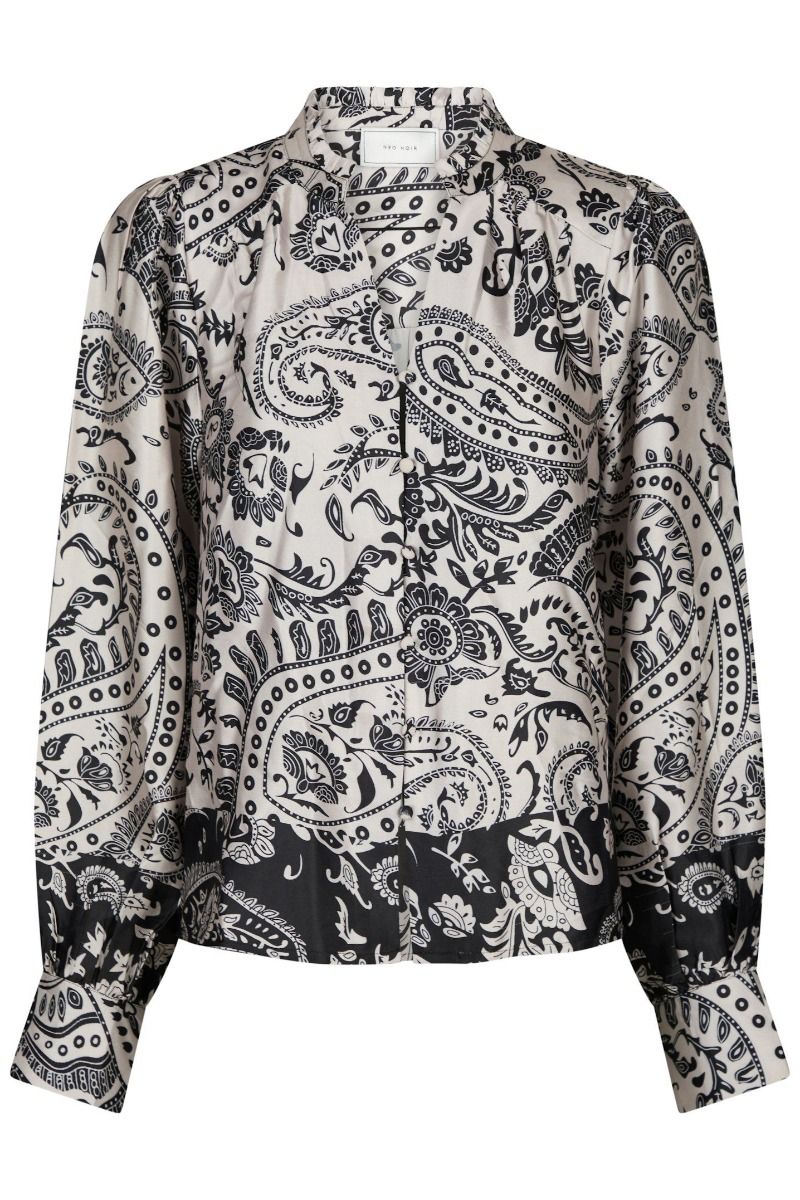 Neo Noir - Bluse - Massima Deco Paisley Blouse - Creme