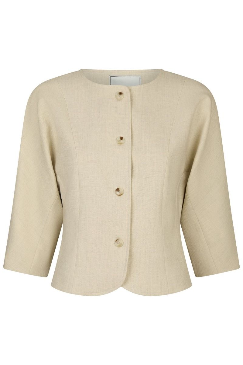 Neo Noir - Jakke - Mesto Melange Jacket - Beige Melange