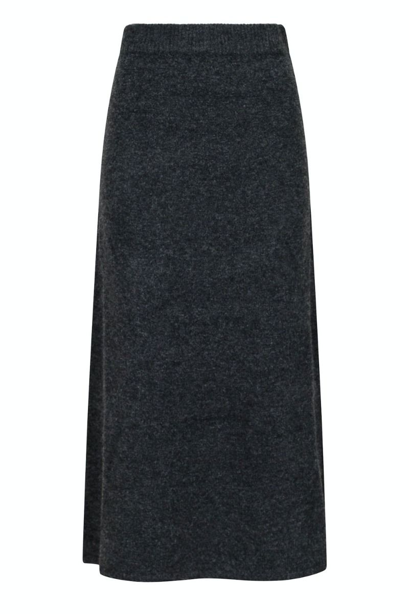 Neo Noir - Nederdel - Ashanti Knit Skirt - Antracit