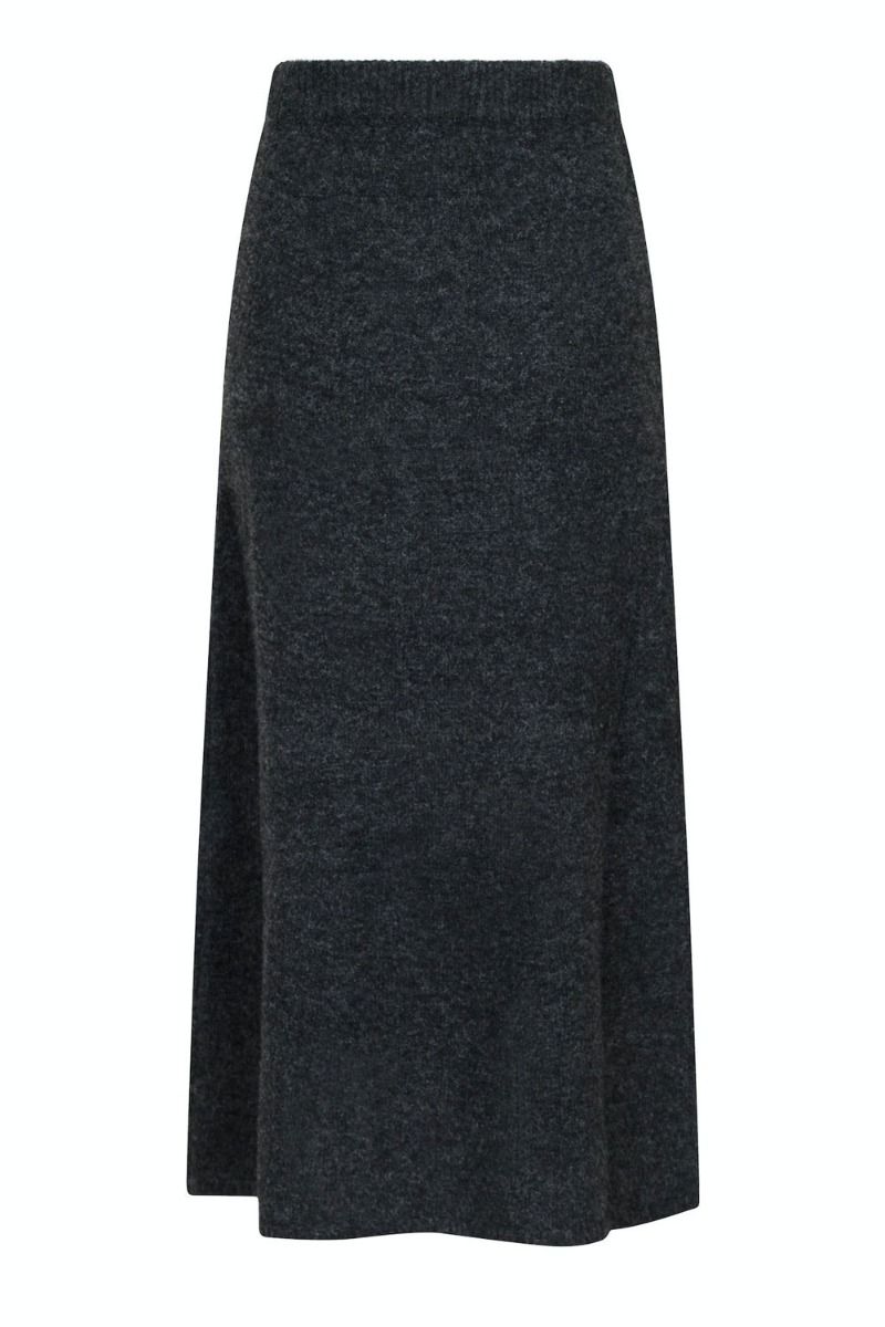 Neo Noir - Nederdel - Ashanti Knit Skirt - Antracit