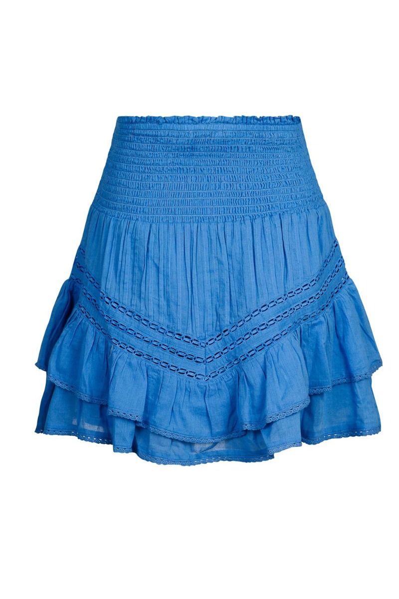 Neo Noir - Nederdel - Atkin S Voile Skirt - Blue