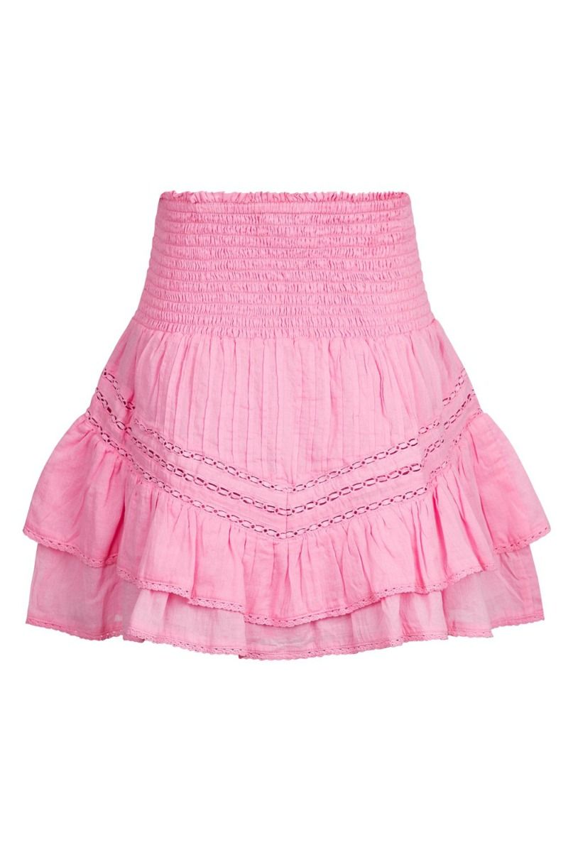 Neo Noir - Nederdel - Atkin S Voile Skirt - Soft Pink