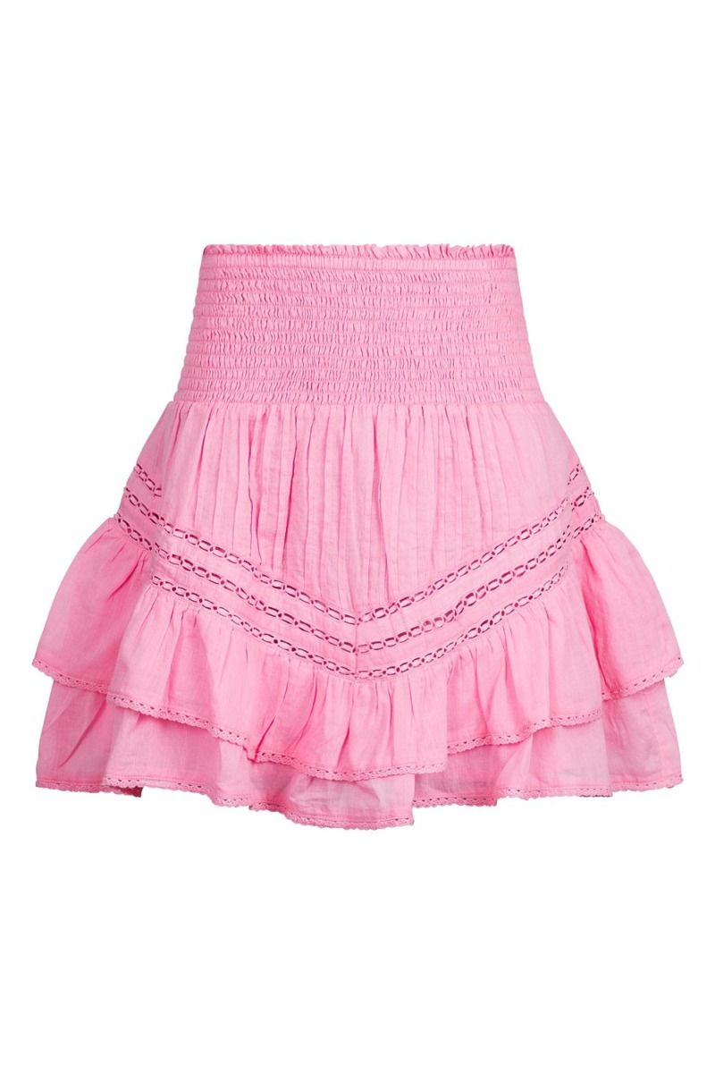 Neo Noir - Nederdel - Atkin S Voile Skirt - Soft Pink
