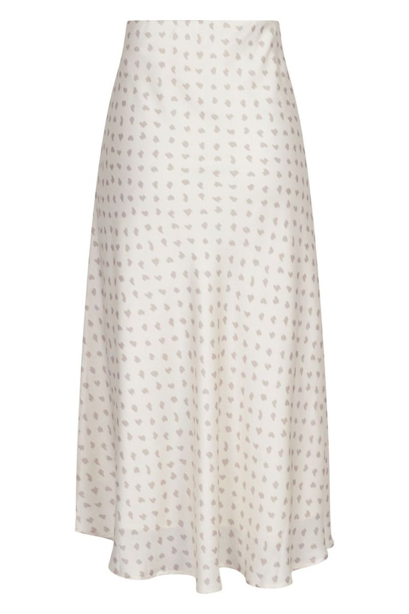 Neo Noir - Nederdel - Bovary Fading Ink Skirt - Taupe