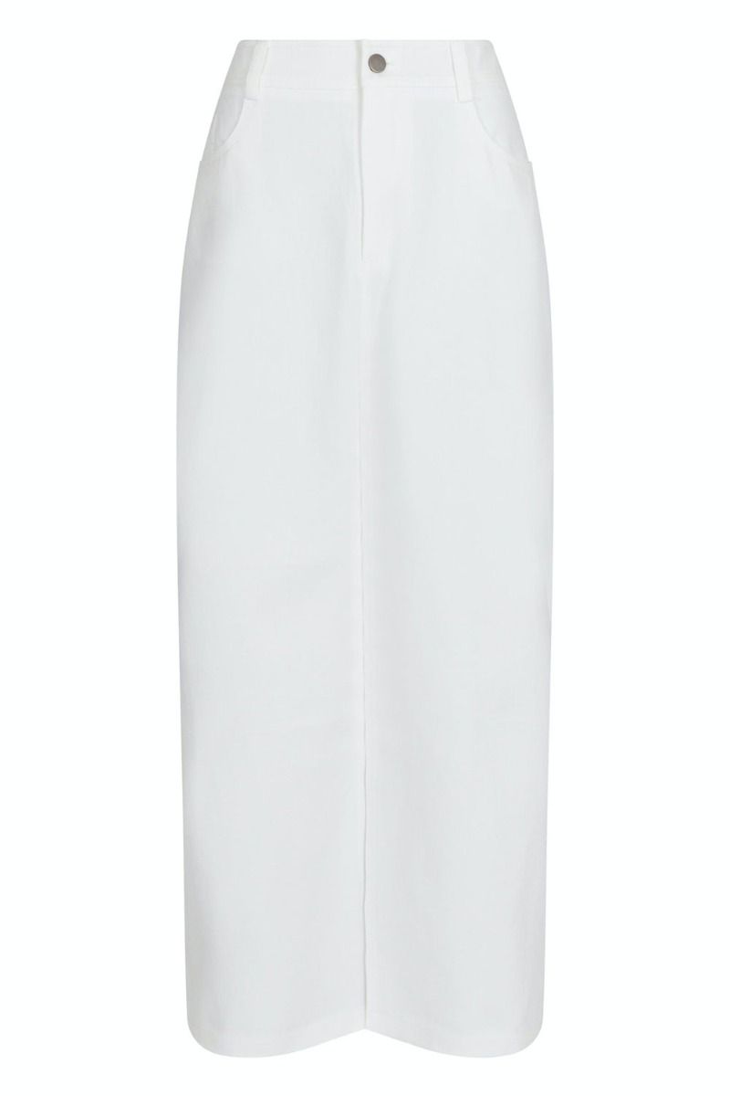 Neo Noir - Nederdel - Frankie Denim Skirt - Off White